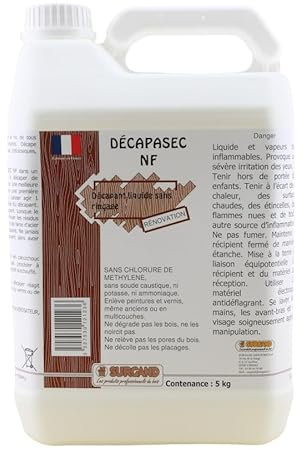 DECAPASEC NF/DECAPANT LIQUIDE UNIVERSEL AUX SOLVANTS 5 L