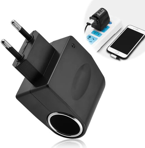 Adattatore 230 V A 12 V Accendisigari Per Presa, Convertitore Da Ca A Cc, Adattatore Per Presa Accendisigari Da Auto, 230 V A 12 V E 500 Ma, Mini Convertitore Di Tensione