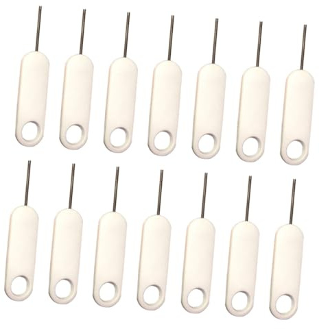 Zerodeko 20 Pezzi Espulsori Sim in Acciaio Resistente Aghi per Rimozione Schede Sim per Smartphone Strumenti Pratici Anti-deformazione e Sicuri per Uso Quotidiano