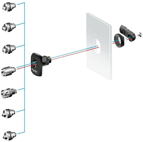 Schneider NSYAEDLT8S3D Insert de serrure triangulaire 8 mm pour boîtier Spacial S3D