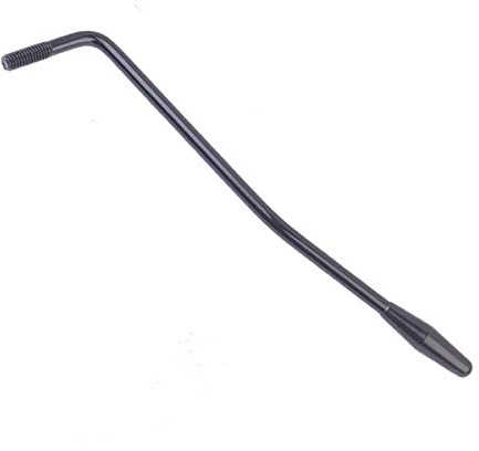 LGEGE 6MM Thread Tremolo Arm Suitable for Fender for USA/Mexican Standard Stratatocaster Squier (Black)