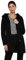 ONLY Damen klassischer Mantel OnlSedona Coat Übergangs-Jacke Kapuze Einfarbig, Farbe:Schwarz, Größe:L