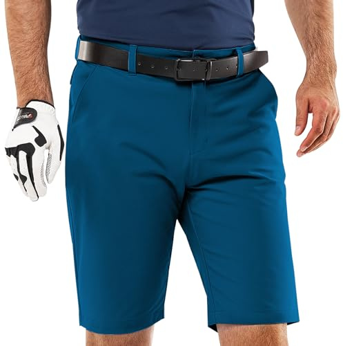 33,000ft Herren 10” Golf Shorts UPF 50+ Bermuda Shorts Kurze Golfhose
