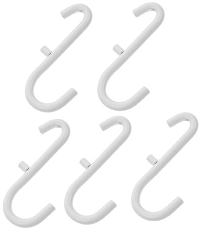 Gatuida 5Pcs Pegboard Hooks Iron Utility Hangers for Wall Storage No Drill Tool Organizer for Bedroom Kitchen Garage Heavy Duty Pegboard Accessories for Clothing and Utensils