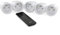 Kit 5 Prises Nano on/Off + télécommande 4 canaux - DiO 1.0, Blanc et Noir, Unique