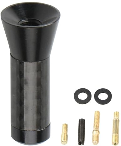 usefulbeauty Antena Am FM para automóvil, Antena de Techo para automóvil | Reemplazo de Antena de automóvil de 3,5 cm,Antena de Parabrisas de Coche de Metal, Antena de diseño de Coche de Fibra de