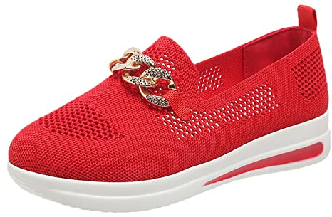 Chaussure Femme Décontractée Respirante Léger Maille Technique Semelle Épaisse Grande Taille Confort Orthopédique pour Marche Quotidienne Loisirs Randonnée et Aventure Urbaine