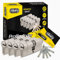 GERCAR Pro+ 4er Set Profil-Zylinder gleichschließend 45/45 - N+G Schließzylinder mit Not- und Gefahrenfunktion - Zylinderschloss mit Bohrschutz und 10 Schlüssel mit CodeCard | 90 mm | A:45 B:45 | 4 x
