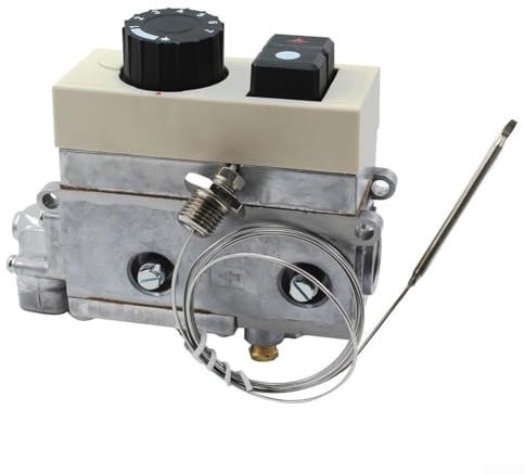 Valvola di controllo della temperatura del gas, valvola termostato, termostato 120-200 ℃ Celsius, per friggitrici, wok, vaporiere, forni