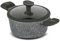 NAVA Cooking Pot Olea - 20cm, Die-Cast Aluminium Saucepan with Lid, 5-Layer Stone Non-Stick Coating, Ergonomic & Heat-Resistant, Heavy Bottom, Heat Distribution, for All Hobs and Induction, PFOA-Free