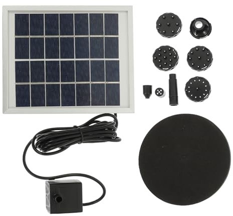 KONTONTY Pumpe Akku Gartenpumpe Wasserpumpe Für Gartenteich Brunnen Solarbetrieben
