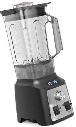Matybobe 2000W Potente 8 Cuchillas 30000 Rpm Mezclador de Licuadora Profesional Tuerca de Hielo Cocina 2L Bpa Tritan Recipiente de Alta Velocidad Jarra Batidora de Licuadora (eu)