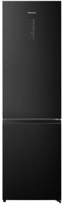 Hisense RB440N4AFD Frigorifero Combinato Total No Frost, Black, Classe D, 336L, 36db, Porta reversibile, Motore Inverter