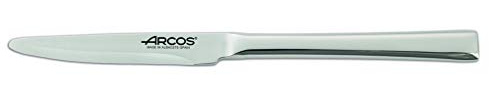 Arcos Serie Capri Caja de 12 uds Cuchillo de Postre, Monoblock de una pieza en Acero Inoxidable 90 mm, Color Plata (12 uds)