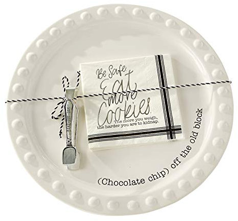 Mud Pie Juego de servir platos de galletas
