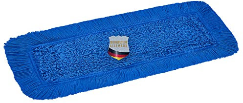 Okaei 1 telo per mocio (40 cm), per lavaggio a secco e a umido, per tutti i comuni supporti per mocio e presse, copertura per scopa di alta qualità blu