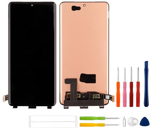 swark AMOLED-skärm, 6,82 tum, kompatibel med OnePlus 12 1+12 PJD110, CPH2573, CPH2581 (svart utan ram) LCD-display pekskärm Digitizer verktygssats
