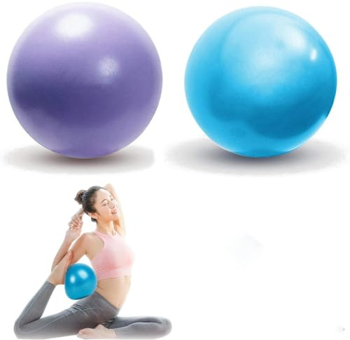 Aililong 2 palline Pilates 25 cm antiscivolo yoga fitness bilanciamento fisioterapia 2 pezzi