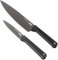 KUHN RIKON Iced Allday Knife 2-Piece Set with Straight Blade and Weighted Handle. Iced Chef’s and Paring Knife. Crafted from Ice Hardened Germain Stainless Steel. Durable and Corrosion Resistant.