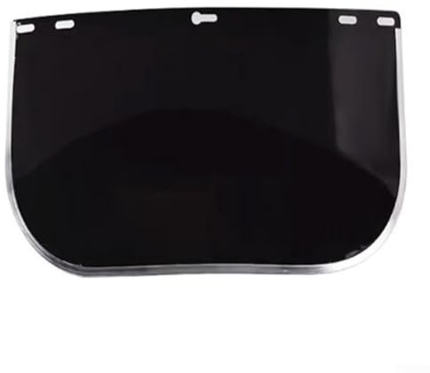 Jotekonoby 4 Pack Welding Helmet Replacement Lens for Hobart 770580-15.5 x 8 Inch Polycarbonate Tinted Face Shield Lens with Scratch and Resistance