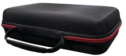 Wireless Microphone Case,Waterproof Hard EVA Microphone Case with Slot Separation - Travel Carrying with Double Zipper for and Accessories