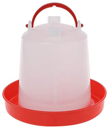 Tsophreniq Bebedero y Bebedero para Pollitos con de Transporte, Capacidad de 1, 5 L, Agua para Pollos, Suministros para Mascotas, estación para Mascotas