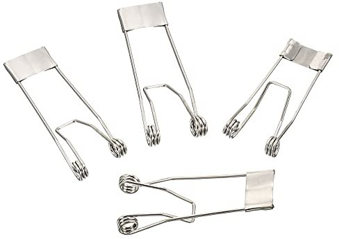 PATIKIL 52x19mm Downlight Spring Clips, 10 Pack Emitting Diode Recessed Lighting Accessories Securing Clamps for Ceiling Lamp