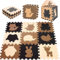 KOKOBOX Puzzlematte 30x30cm CE-Zertifiziert SGS Getestet Spielmatte Baby Kinder Krabbeldecke Turnmatte Teppiche Krabbelmatte Buchstaben Lernen Spielteppich Junge Eva Tier
