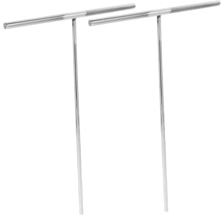 ABOOFAN 2pcs Pancake Crepe Spreader Tools Stainless Steel Crepe Spreader Stick Kitchen Accessory Baking Supplies