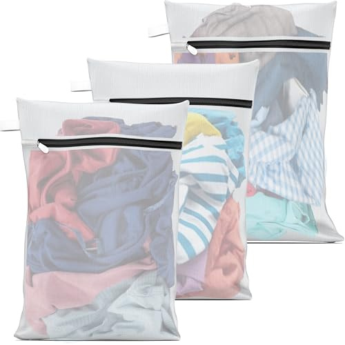 3 Bolsas Lavadora Reutilizables 30x40cm | Bolsa de Lavandería