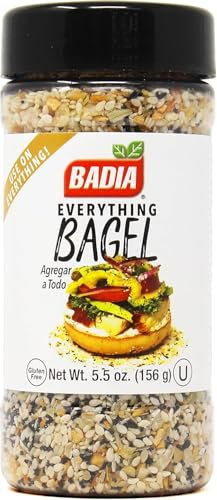 Everything Bagel Seasoning, 5.5 oz (156g) – Crunchy, Savory Blend with Sesame, Garlic & Poppy Seeds – Perfect for Bagels, Avocado Toast, Salads & More