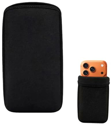 ZWWOGE Custodia universale per telefono in neoprene, Custodia per telefono, Custodia protettiva antiurto universale in neoprene, per iPhone 17 Pro Max, 16 Pro Max, 15 Pro Max, 14 Pro Max