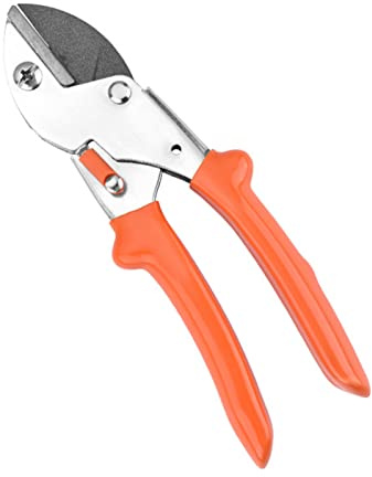 TOPINCN Sécateur à Lame en Acier SK5 avec Poignée Ergonomique et Verrouillage de sécurité, pour Tailler Les Rosiers, Les Arbustes, Les Haies, Les Tiges, Les Branches Légères (S)