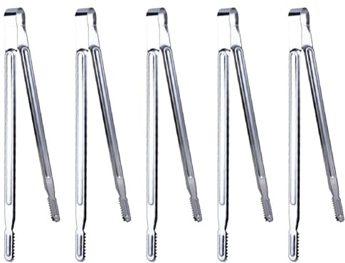 Homeponnew Pinze da cucina in acciaio inox, 40 cm, resistenti, per grigliare, capovolgere hamburger e servire insalate, resistenti al calore, lavabili in lavastoviglie