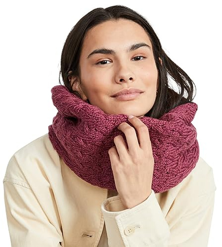 Bufanda irlandesa para mujer de lana merino súper suave, fabricada en Irlanda, talla única - - Talla única