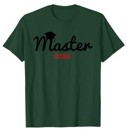 Master Hut 2025 Abschluss Geschenk Mastertitel Student T-Shirt
