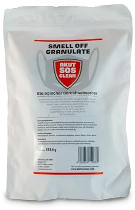 Akut SOS Clean Smell Granulate Biologischer Geruchsabsorber - beseitigt auf natürliche Weise üble Gerüche aus der Luft - Gerichsentferner granulat Auto & Haushalt