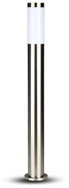 SILAMP Borne de Jardin Acier Inoxydable 80cm IP44 pour Ampoule E27