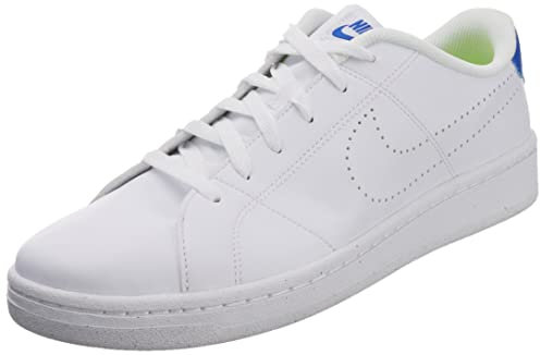 Nike Damen Court 2 Next Nature Sneaker, Royal Volt Weiß Weißes Spiel, 38.5 EU