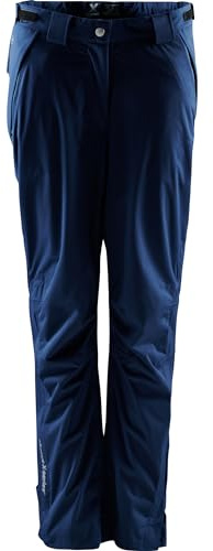 ABACUS Women Pitch 37.5 Breathable Stretchable 100% Waterproof Golf rain Trousers (US, Alpha, Large, Regular, Regular, Midnight Navy)