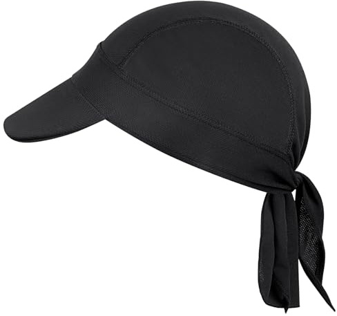 Kiiwah Bandana Cap, Absorbe el Sudor Pañuelo Cabeza Ciclismo Malla Transpirable Durag Hombre Protección UV Secado Rápido Bandana Montañismo para Correr, Escalar, Andar en Bicicleta