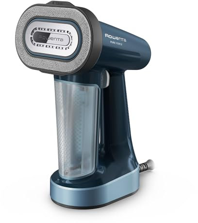 Rowenta Pure Force DR8755 - Cepillo de vapor 3 en 1, 1800W, cabezal reversible, Vaporiza, Plancha y Elimina pelusas, depósito de agua de 180 ml, todo tipo de tejidos