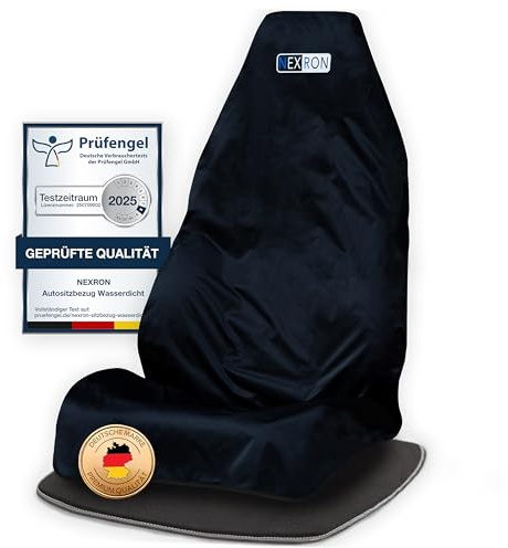 NEXRON® Autositzschoner – besonders bequemer Autositzbezug mit Premium Stoff (WASSERDICHT) – schützt die Sitze deines Autos in Sekundenschnelle
