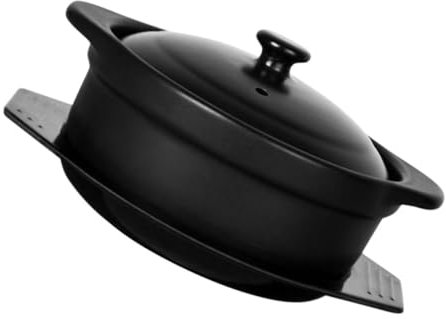 VICASKY Casseruola in Ceramica per Stufati Pentole da Cucina in Ceramica per Zuppe per Brasare Pollo e Cucinare Porridge