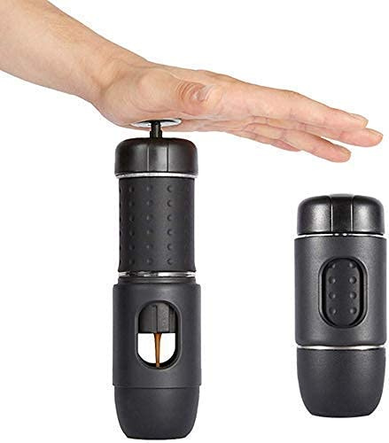 Bärbar Kaffemaskin, Manuell Hopfällbar Espresso Kaffebryggare Kompatibel med Mald Kaffekapsel för Kontorsresor Hem Camping Intressant, H
