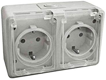 DH DOBLE BASE SCHUKO ESTANCA