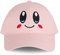 Roffatide Anime Kirby Baseballmütze Verstellbare Stickerei Baseballmütze für Frauen Männer Bedruckte Baumwolle Dad Hat Rosa