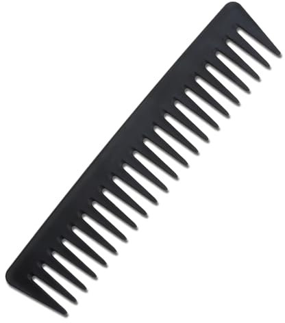Peigne Dent Large en Carbone, Peigne Cheveux Avec Grosse Dents Cheveux Homme Résistant à la Chaleur Antistatique pour Styliste de salon Coiffeur