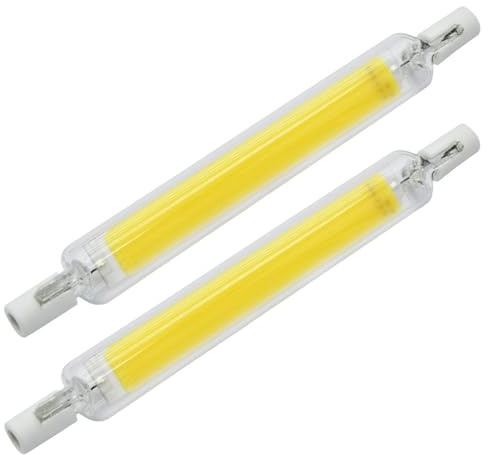 LED-rörlampa - R7S LED LINEAR, DUBBELBBEL BALBE | Hög belysning med delar glasrör, energibesparande belysning för och kontor, ersättning för hållbar för