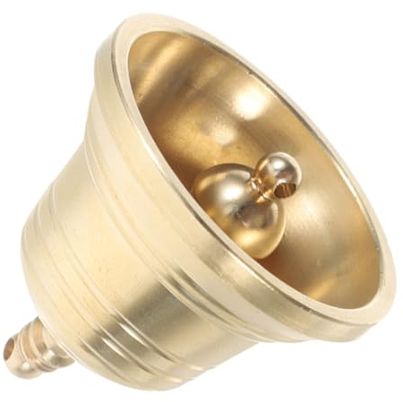 DECORNIJIA Cloche Cuivre Suspendue Clochettes Rustiques pour Décoration De Noël À Suspendre Sonnette De Porte Décorative Pendentif Cloche pour Maison Mariage Bricolage 3.80 X 3.80 X 3.20 Cm